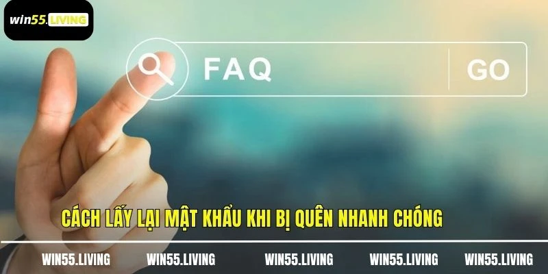 Cách lấy lại mật khẩu khi bị quên nhanh chóng