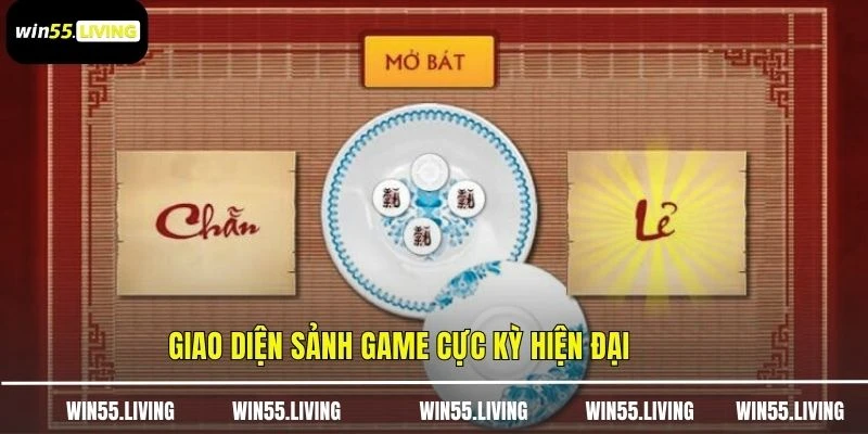 Giao diện sảnh game cực kỳ hiện đại