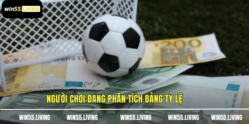 Người chơi đang phân tích bảng tỷ lệ
